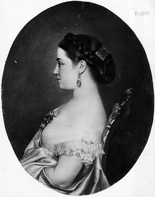 Bildnis der Prinzessin O. Cantacuzine, 1865, Franz Xaver Winterhalter