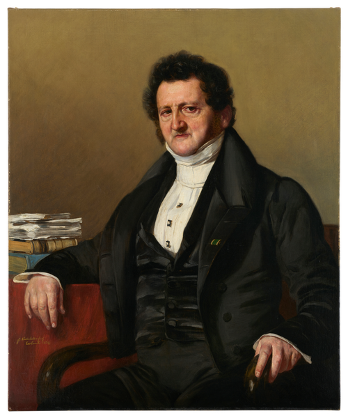 Bankier David Seligmann, Freiherr von Eichthal, 1834, Franz Xaver Winterhalter