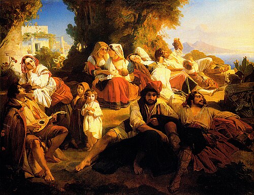 Il dolce farniente, 1837, Franz Xaver Winterhalter