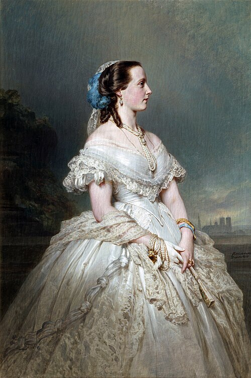Portrait de la reine Marie Henriette, 1864, Franz Xaver Winterhalter