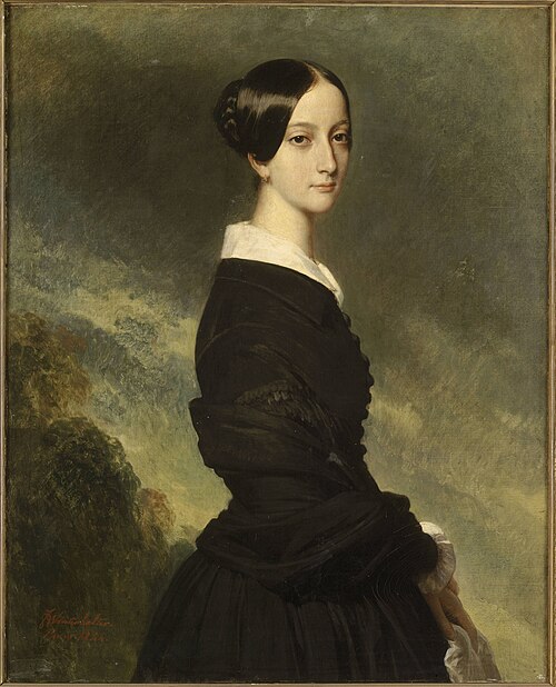 Françoise-Caroline Gonzague, princesse de Joinville (1824-1898), 1844, Franz Xaver Winterhalter