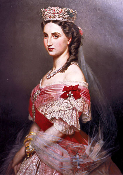 Portrait de Marie-Charlotte de Belgique, impératrice du Mexique, 1864, Franz Xaver Winterhalter