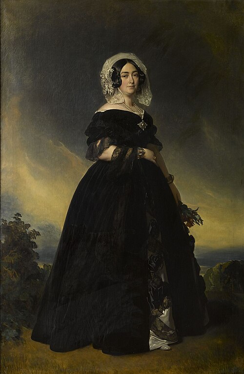 Marie-Louise-Thérèse-Victoire de Saxe-Cobourg-Saafeld, duchesse de Kent (1786-1861), 1846, Franz Xaver Winterhalter
