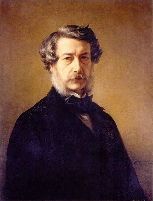 Self-portrait of Franz Xaver Winterhalter, 1868, Franz Xaver Winterhalter
