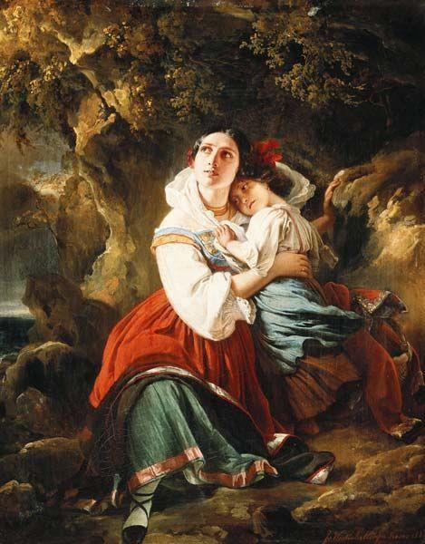 A Storm is coming, 1834, Franz Xaver Winterhalter