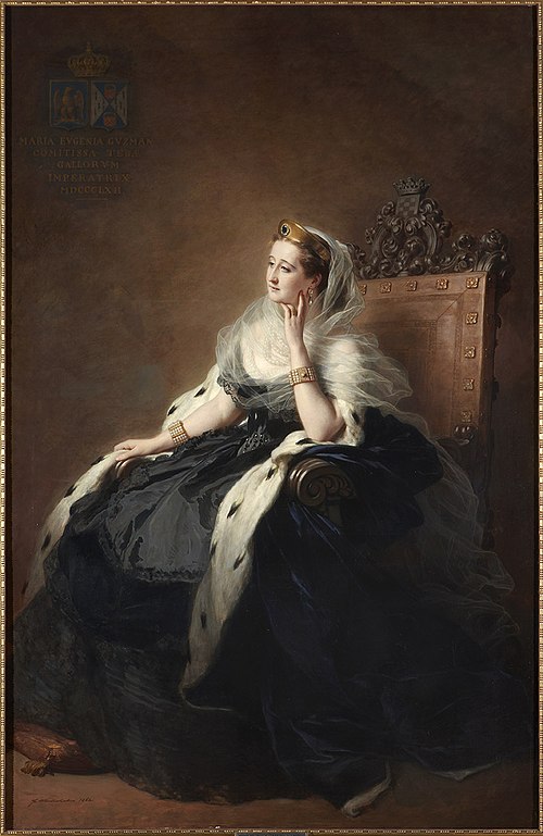 L'impératrice Eugénie en robe de cour, 1862, Franz Xaver Winterhalter