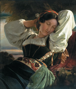 Jeune Fille des monts Sabins, 1832, Franz Xaver Winterhalter