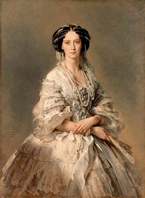 Portrait de Maria Alexandrovna, 1857, Franz Xaver Winterhalter