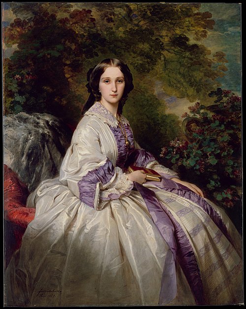 Portrait of Countess Alexander Nikolaevitch Lamsdorff, 1859, Franz Xaver Winterhalter