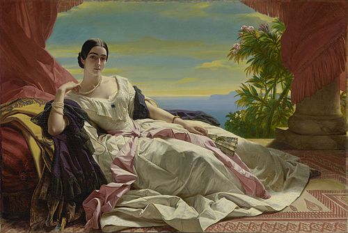 Portrait of Leonilla, Princess of Sayn-Wittgenstein-Sayn, 1843, Franz Xaver Winterhalter