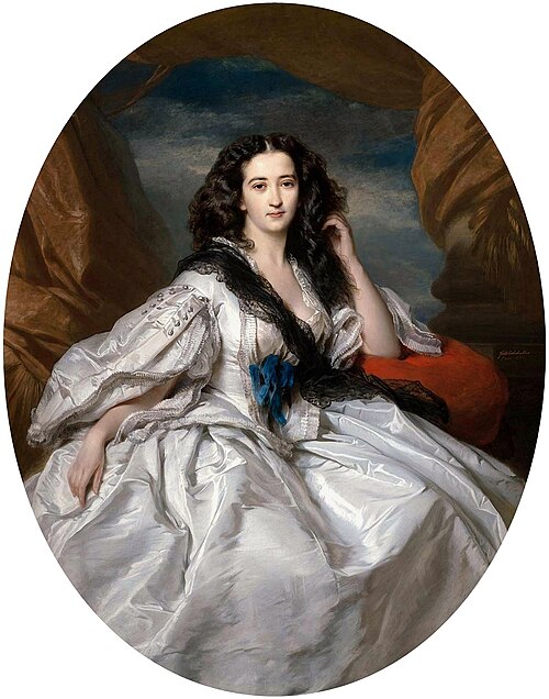 Wiencyzyslawa Barczewksa, Madame de Jurjewicz, 1860, Franz Xaver Winterhalter