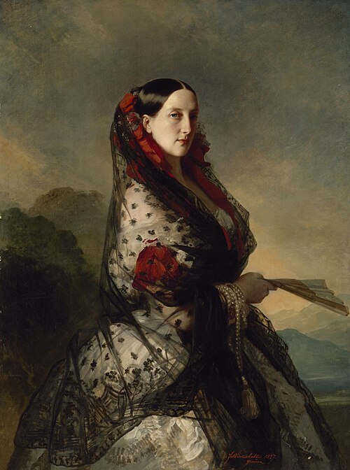 Portrait of Grand Duchess Maria Nikolayevna, 1857, Franz Xaver Winterhalter