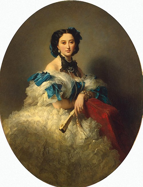 Portrait of Countess Varvara Musina-Pushkina, 1850, Franz Xaver Winterhalter