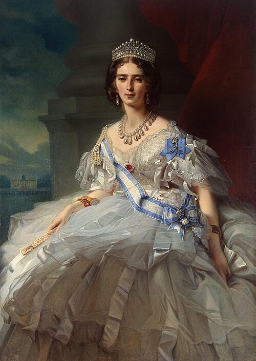 Portrait of Princess Tatyana Yusupova, 1858, Franz Xaver Winterhalter
