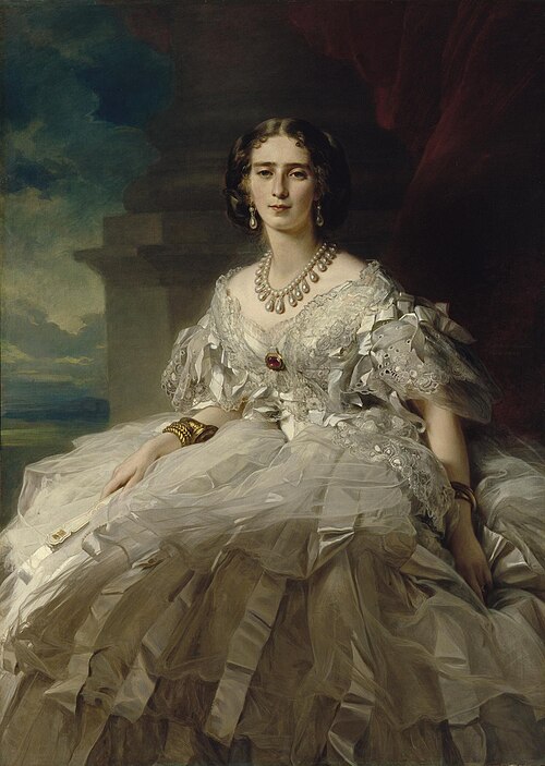 Portrait of Princess Tatyana Alexandrovna Yusupova, 1858, Franz Xaver Winterhalter