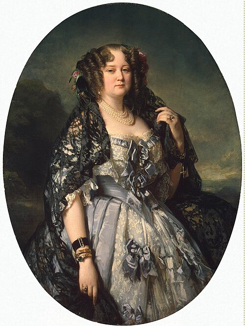 Portrait of Princess Sophia Radzivil, 1864, Franz Xaver Winterhalter