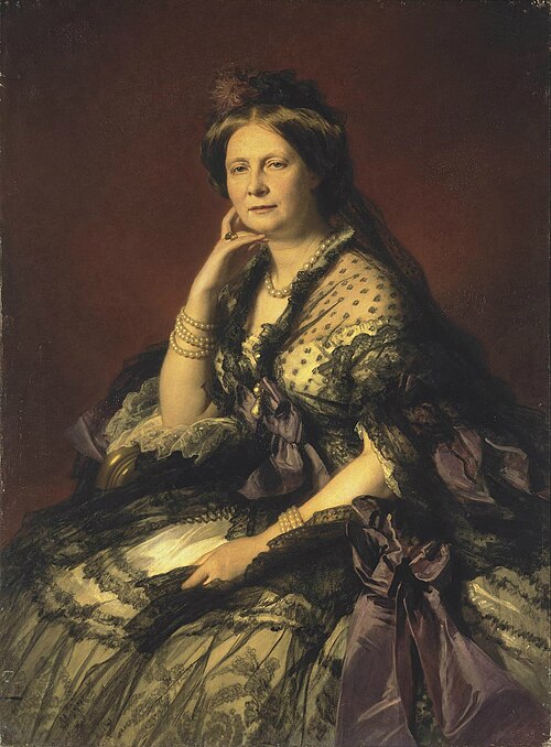 Portrait of Grand Princess Yelena Pavlovna, 1862, Franz Xaver Winterhalter