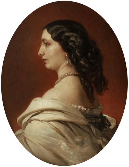 Portrait de Jadwiga Branicka née Potocka., 1862, Franz Xaver Winterhalter