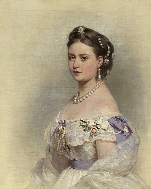 Victoria, Princess Royal, Crown Princess of Prussia (1840-1901), 1867, Franz Xaver Winterhalter