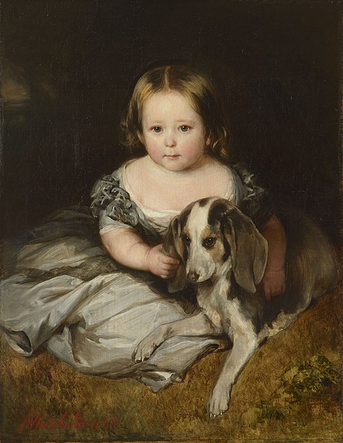 Princess Alice (1843-78), 1845, Franz Xaver Winterhalter