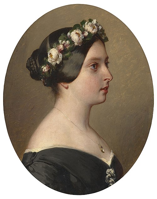 Queen Victoria (1819-1901), 1844, Franz Xaver Winterhalter