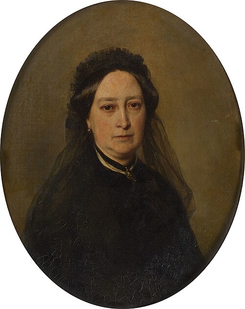 Feodora, Princess of Hohenlohe-Langenburg (1807-72), 1872, Franz Xaver Winterhalter