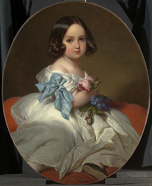 Princess Charlotte of Belgium (1840-1927), 1842, Franz Xaver Winterhalter