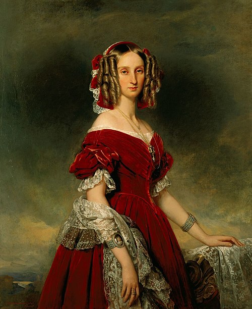 Louise, Queen of the Belgians (1812-50), 1841, Franz Xaver Winterhalter