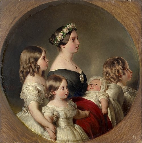 Queen Victoria (1819-1901) with her Four Eldest Children, 1845, Franz Xaver Winterhalter