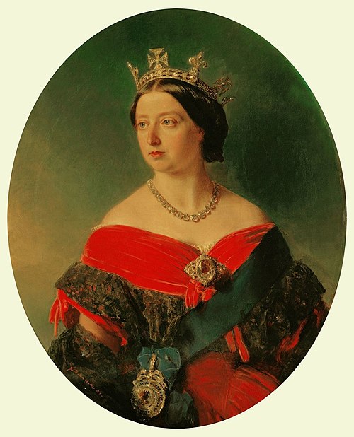 Queen Victoria (1819-1901), 1856, Franz Xaver Winterhalter