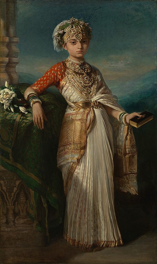 Princess Gouramma (1841-1864), 1852, Franz Xaver Winterhalter