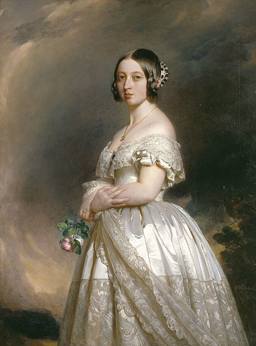 Queen Victoria (1819-1901), 1842, Franz Xaver Winterhalter