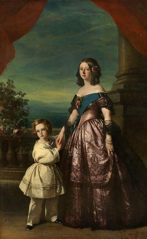 Queen Victoria with the Prince of Wales, 1846, Franz Xaver Winterhalter