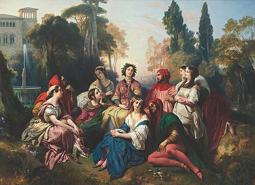 Le Décameron., 1837, Franz Xaver Winterhalter
