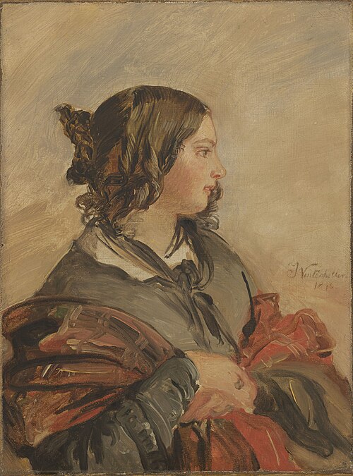 Portrait of the Young Queen Victoria, 1843, Franz Xaver Winterhalter