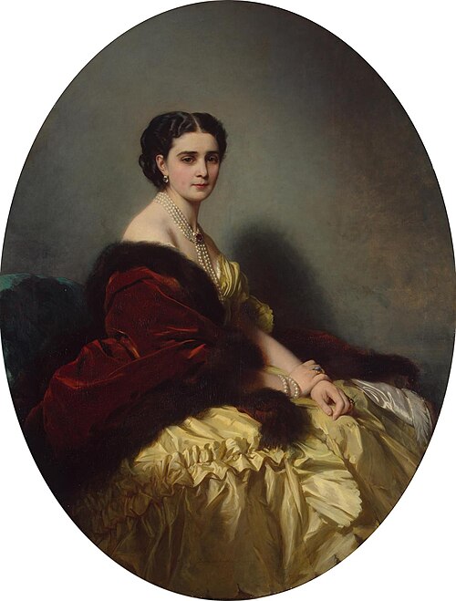 Portrait of Sophia Naryshkina, 1858, Franz Xaver Winterhalter
