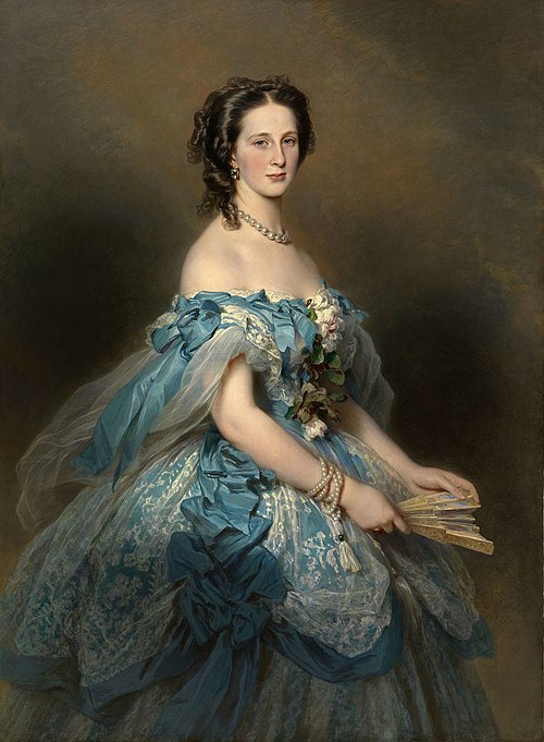 Grand Duchess Alexandra Iosifovna of Russia (1830-1911), 1859, Franz Xaver Winterhalter