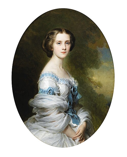 Mélanie de Bussière, comtesse Edmond de Pourtalès, 1857, Franz Xaver Winterhalter