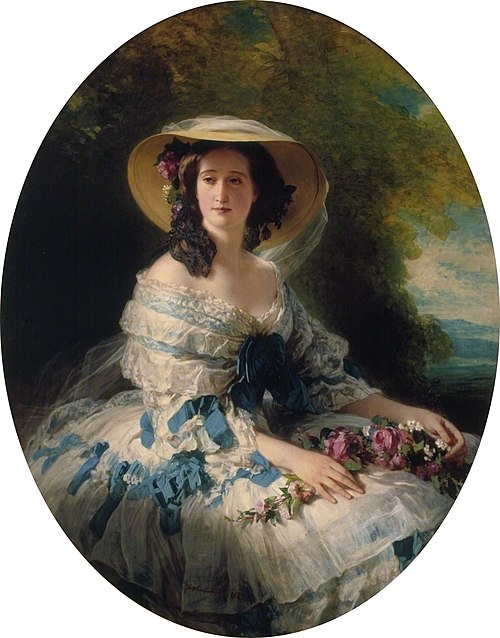 Portrait of Empress Eugénie, 1857, Franz Xaver Winterhalter