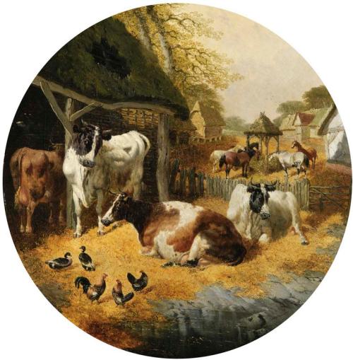 Farmyard, 1852, John Frederick Herring, Sr.