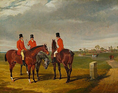 The Meet, 1831, John Frederick Herring, Sr.