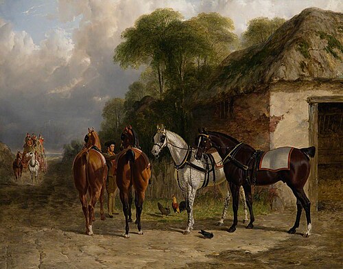 The Fresh Team, 1841, John Frederick Herring, Sr.