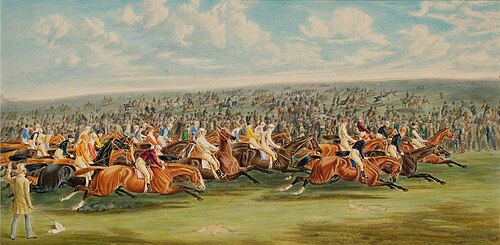 The Start for the Memorable Derby of 1844, 1844, John Frederick Herring, Sr.