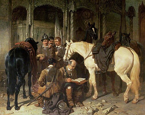 Roundheads at an Arundel Church, 1849, John Frederick Herring, Sr.