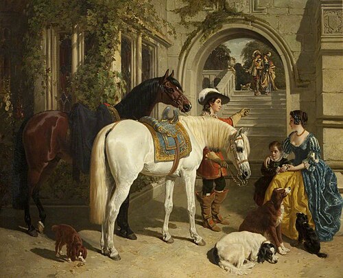 My Ladye's Palfrey, 1849, John Frederick Herring, Sr.