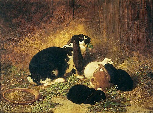 A Happy Family, 1850, John Frederick Herring, Sr.