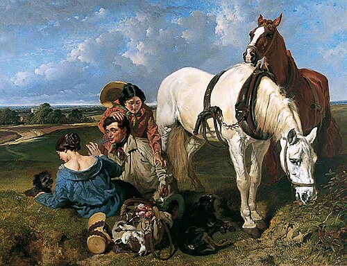 Barney, Leave the Girls Alone, 1850, John Frederick Herring, Sr.