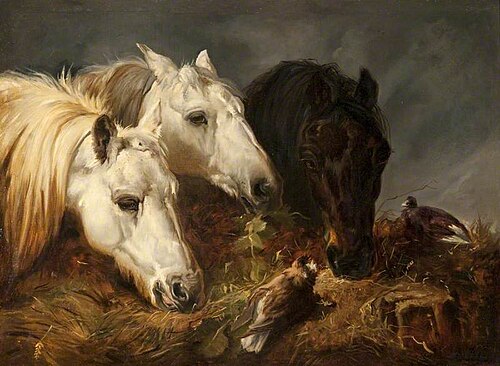 The Frugal Meal, 1852, John Frederick Herring, Sr.