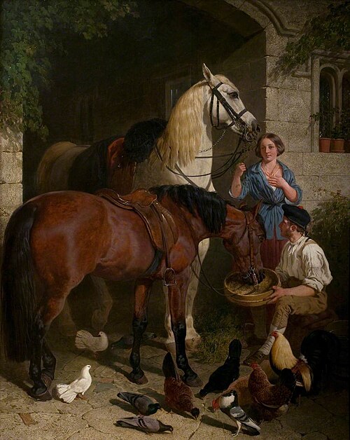 The Halt, 1854, John Frederick Herring, Sr.