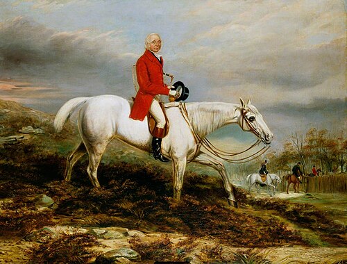 Lord Lonsdale out Hunting, 1860, John Frederick Herring, Sr.